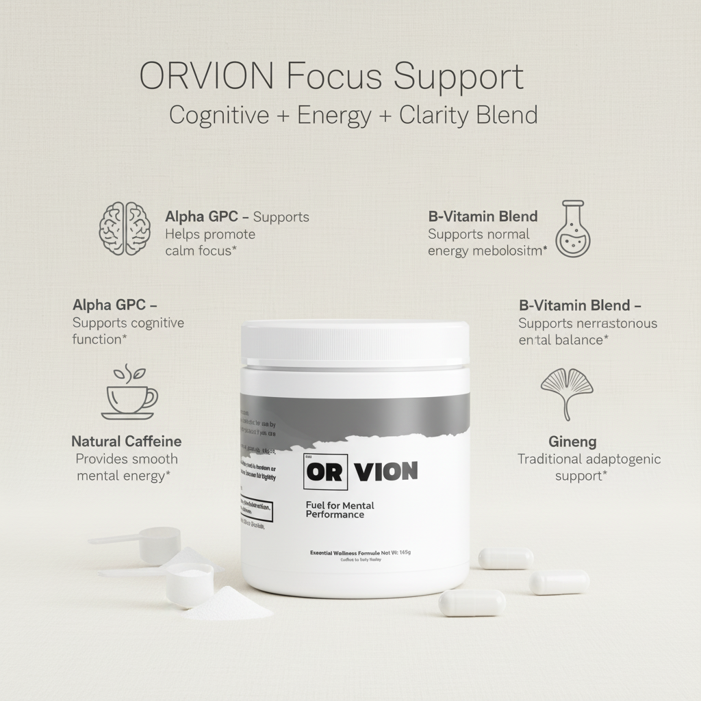 ORVION — Daily Focus & Mental Energy Support Powder